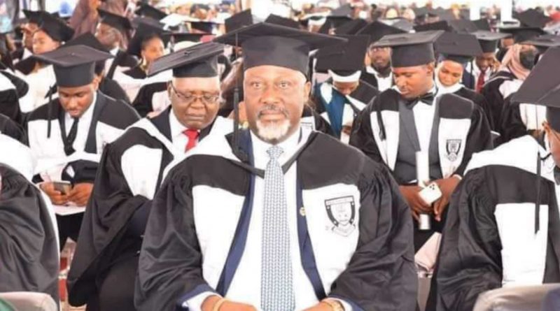 Dino Melaye Graduates from baze university as best student
